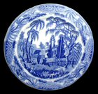 Chinoiserie Ruins Plate by Job Ridgway, Hanley. c. 1802-1808. Private Collection.